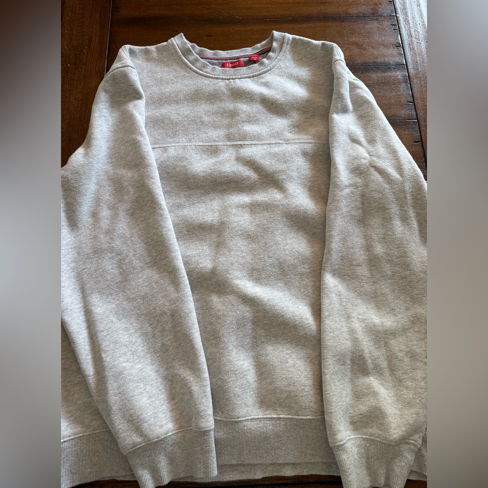Izod Gray Crewneck Sweater sz XL